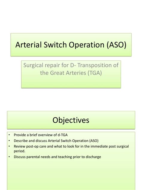 Arterial Switch Operation | PDF | Circulatory System | Cardiovascular ...