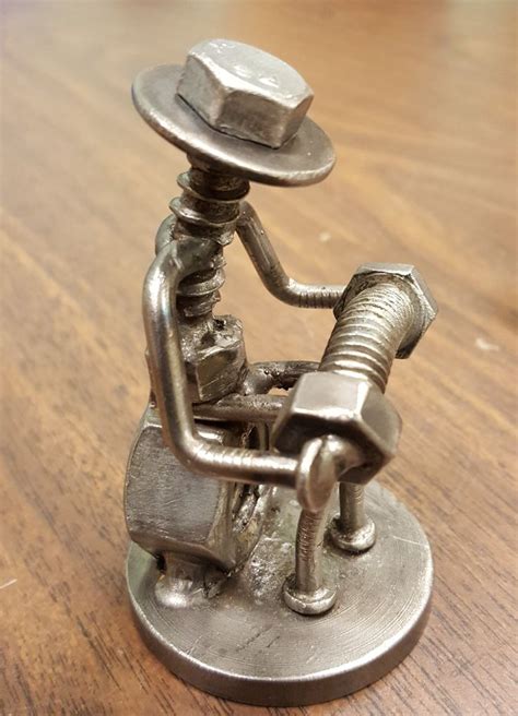 Best Nut And Bolt Art For Welding Images On Pinterest Figurine