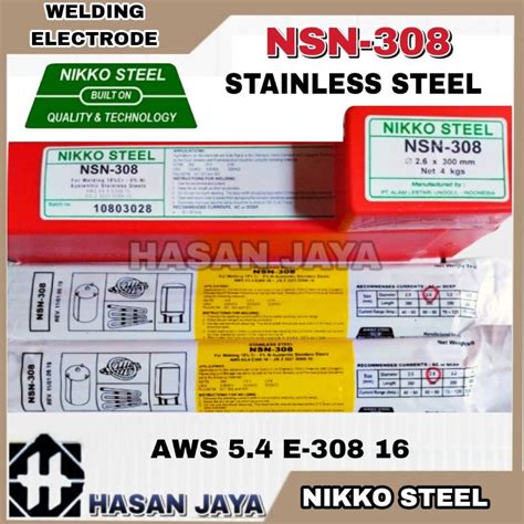 Jual Kawat Las Stainless Nsn Nsn Mm Mm Nikko Steel