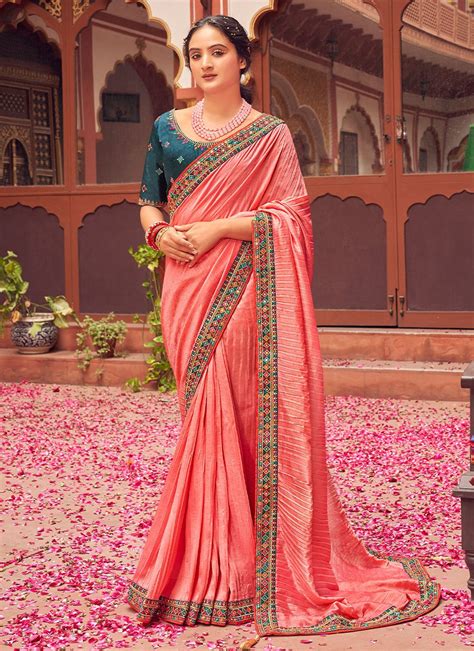 Best Farewell Saree Design For Girls Online Shopping