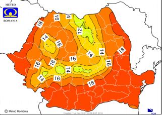 ANM a emis prognoza meteo pentru următoarele patru săptămâni Valori