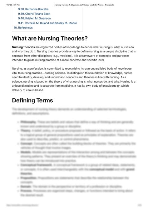 Solution Nursing Theories Theorists An Ultimate Guide For Nurses