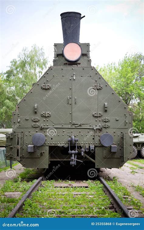Soviet Armored Train from WWII Period Stock Photo - Image of protection ...