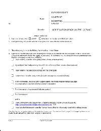 Military Affidavit Fill Out And Sign Printable Pdf Template Signnow