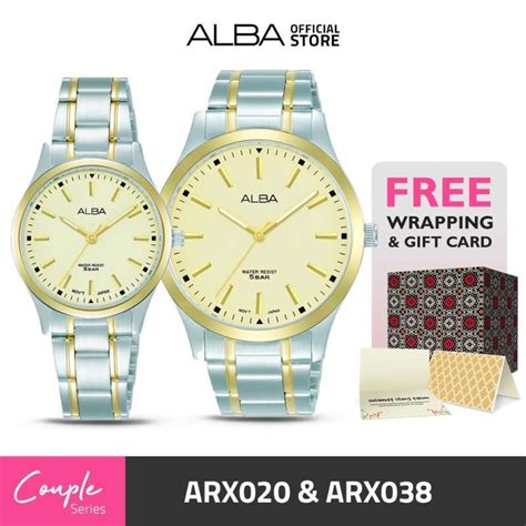 Jual Jam Tangan Couple Alba Prestige Quartz Arx Arx Original