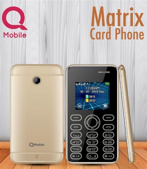 Q Mobile Matrix Card Phone - TechnoKings.pk