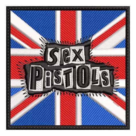 Parche Bordado Sex Pistols x cm Metalero Rockero Meses sin interés