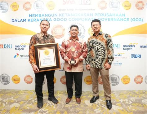 Lagi Pt Semen Tonasa Raih Indonesia Trusted Companies Di Gcg Award