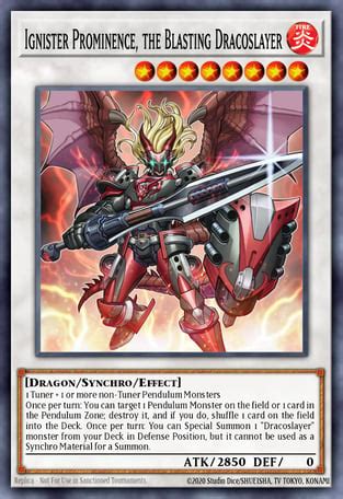 Ignister Prominence The Blasting Dracoslayer Yu Gi Oh Card Database