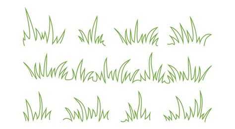 1 754 Cartoon Grass Lawn Outline Royalty Free Photos And Stock Images