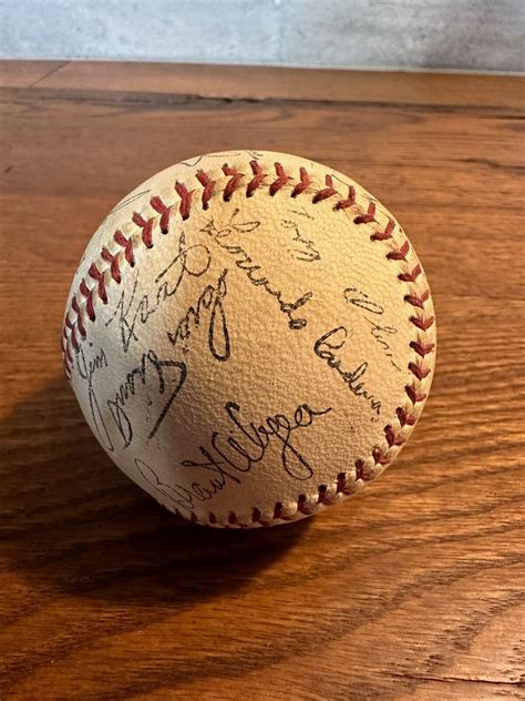 Vintage Minnesota Twins Autographed Stamped Baseball Future