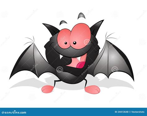 Happy Cartoon Bat Royalty Free Stock Photos Image 24413648