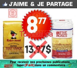 Farine Tout Usage Five Roses Ou Robin Hood Kg Au Lieu De