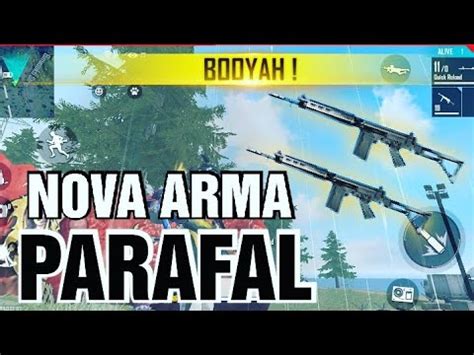 NOVA ARMA DO FREE FIRE PARAFAL CONFIRA AS NOVIDADES DA PRÓXIMA