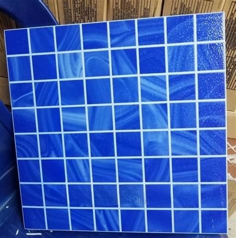 Blue Coloured Swimming Pool Tile – TilesNg.com