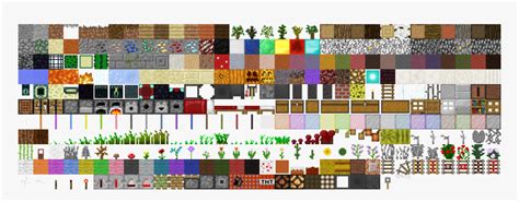 Transparent Png Pictures - Minecraft Block Texture Sheet, Png Download ...