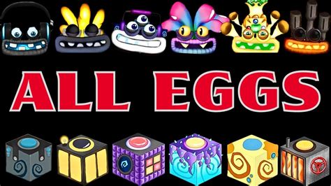 All Wubbox New Eggs And Boxes With Sounds All Islands My Singing