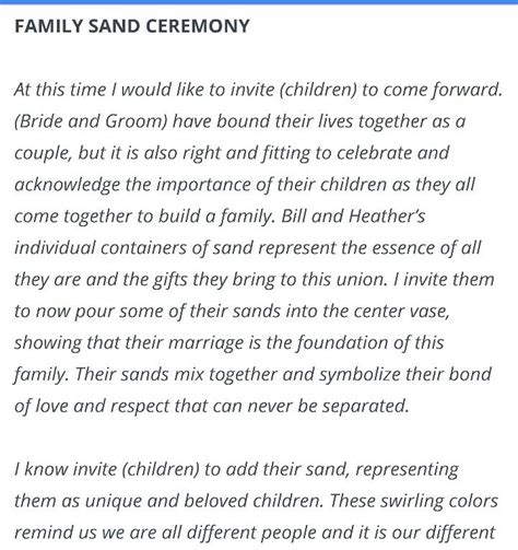 Blended Family Wedding Ceremony Script: Tips For A Joyful Celebration – The FSHN