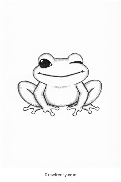 21 Cute Frog Drawing Ideas Draw It Easy