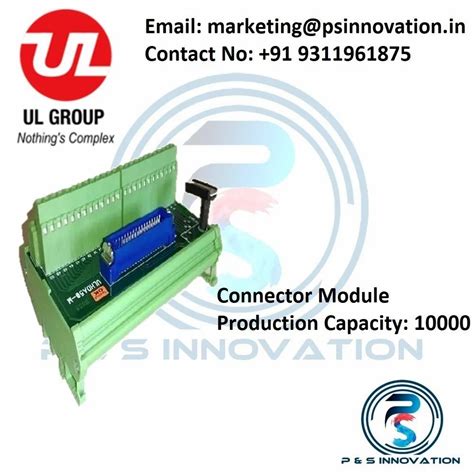 UL Automation Ul Relay Connector Module PLC Input And Output For