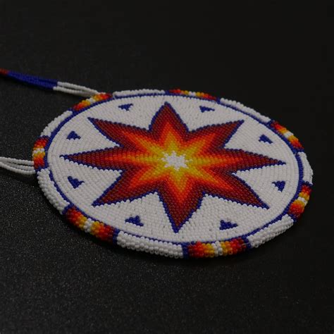 Beaded Medallion Native Etsy