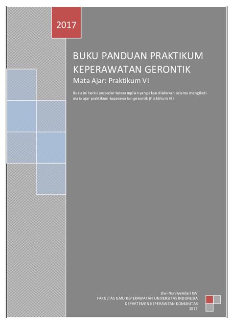 Buku Panduan Praktikum Gerontik Pdfcoffee