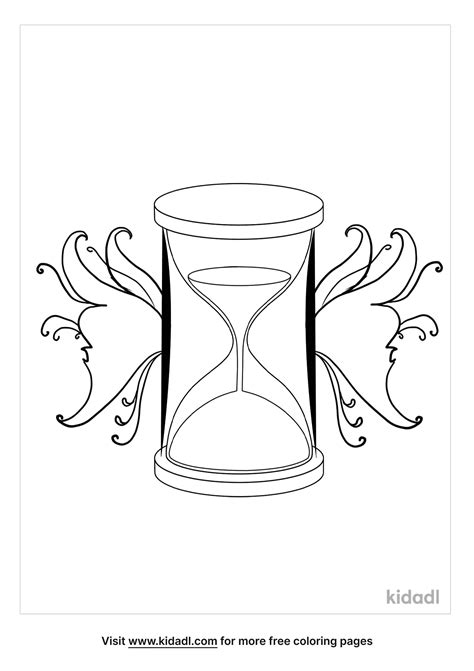 21 Hourglass Coloring Page Fionnahpeniel