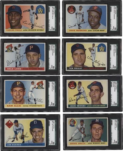 Topps Baseball Cards Sgc Nm Mt