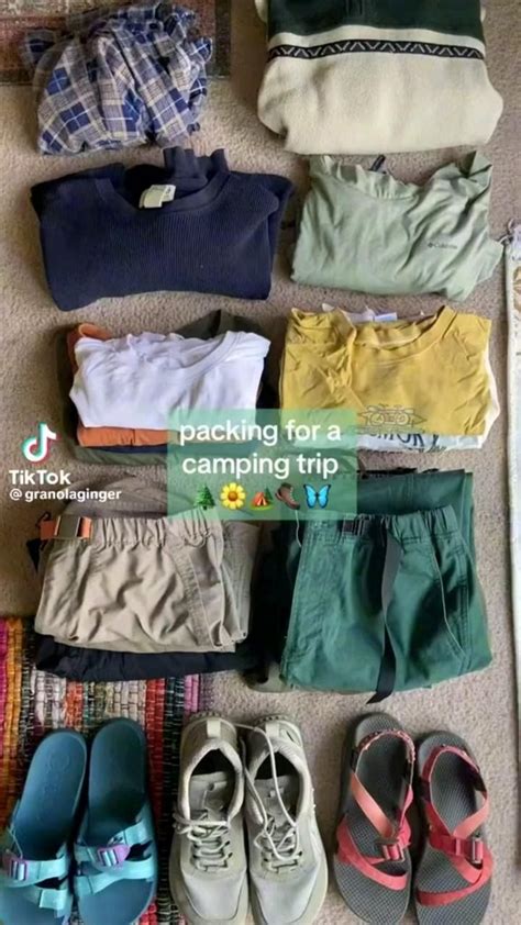 Pin De Aly Habecker En The Art Of Packing En Ropa De Campamento