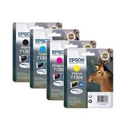 Epson T1301 Black And T1306 Colour Genuine Original Multipack 4 X Ink