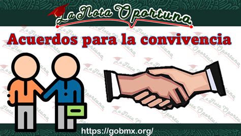 Acuerdos Para La Convivencia Gobmx Org