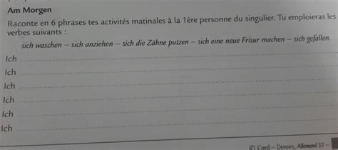 Bjr Je Voudrais De L Aide Pour Cette Exercice Mrc Nosdevoirs Fr