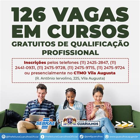 Cursos Gratuitos De Qualifica O Profissional T M Vagas Abertas Em