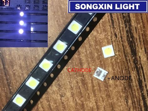 Pcs Lg Diodes Tv Backlight W V V Smd Led Televisao Cold White