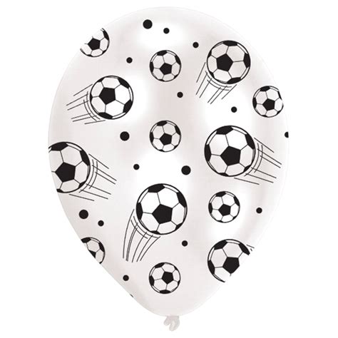 Ballons Fussball Party Latex Luftballons St Ck Cm Weiss Ch