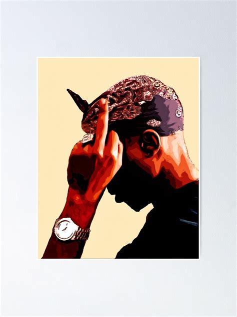 2pac Tupac Poster Wall Art Poster For Sale By Osumarts Redbubble