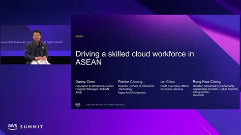 Aws Summit Singapore 2022 Driving A Skilled Cloud Workforce In Asean