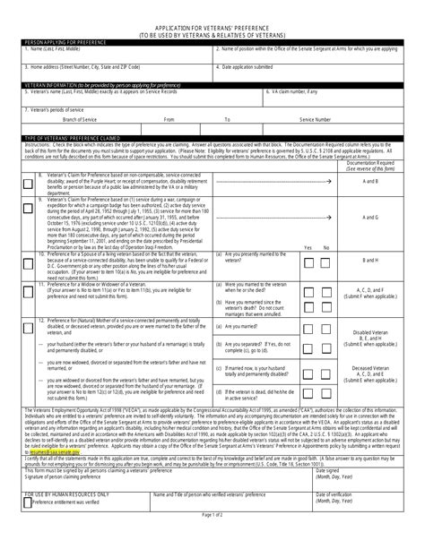 Veterans Chapter Application