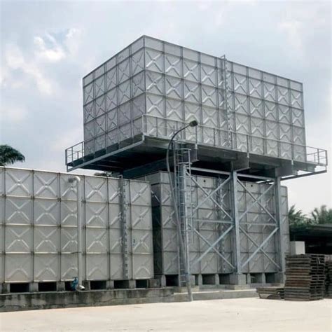 Combined Type HDG Steel Panels Bolted Assembled Sectional Water Tank