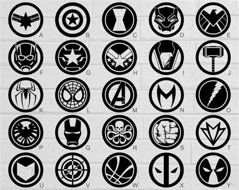 Marvel Avengers Vinyl Decals 26 To Choose From Stickers Etsy