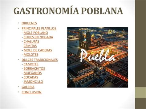 Gastronomia Poblana Ppt Descarga Gratuita