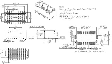 tswv  xxxx  smt dual row vertical wafer