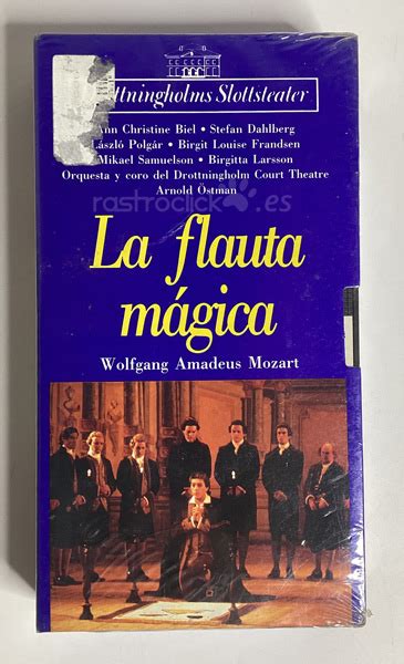 Vhs La Flauta M Gica Wolfgang Amadeus Mozart Drottningholms