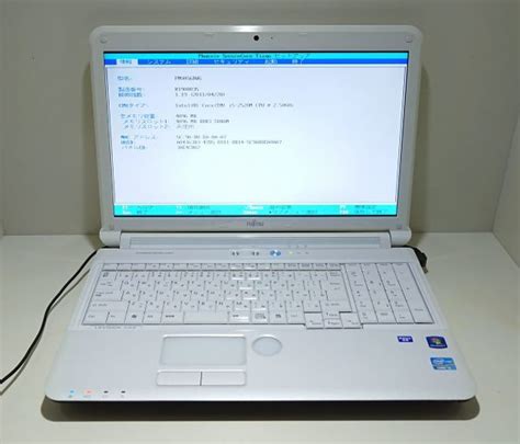 Yahooオークション 【bios起動確認済み】⑪ 富士通 Lifebook Ah56d