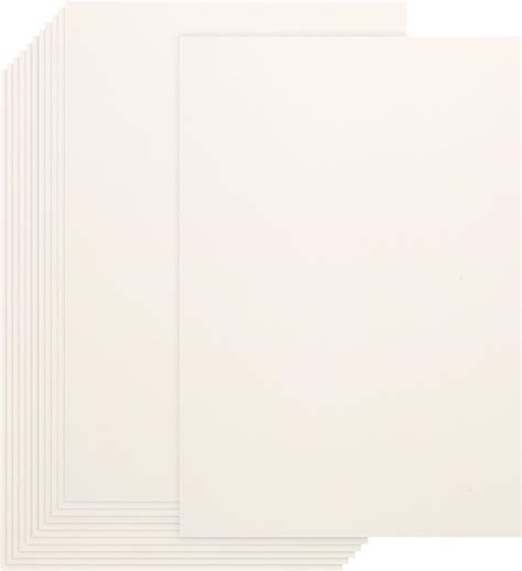 Amazon SallyFashion 30 Sheets Ivory Cardstock Paper Cream White