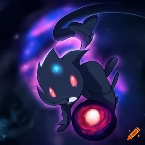 Pokemon Type Battle Pets Fighting In Space With A Dark Vs Light Theme