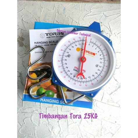 Jual TORA Timbangan Gantung Jarum Hanging Scales Scale Ukur Berat 25