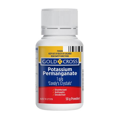 Buy Gold Cross Potassium Permanganate 50g Online At Chemist Warehouse®