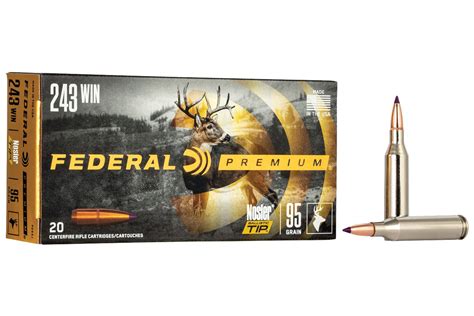 Shop Federal Win Gr Nosler Ballistic Tip Vital Shok Box For