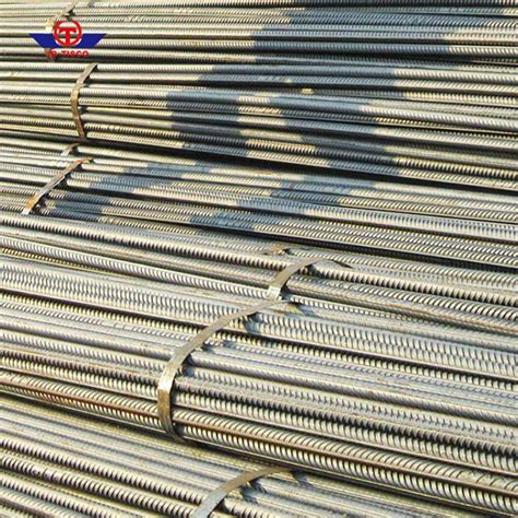 China Reinforcement Rebar Steel Ribbed Bar Iron Rods For Construction